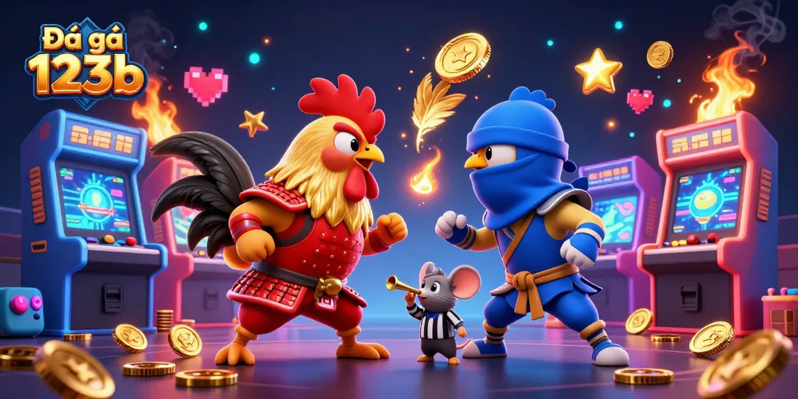 Experience thrilling cockfighting action at Đá gà 123b with dynamic gaming elements and vibrant characters.