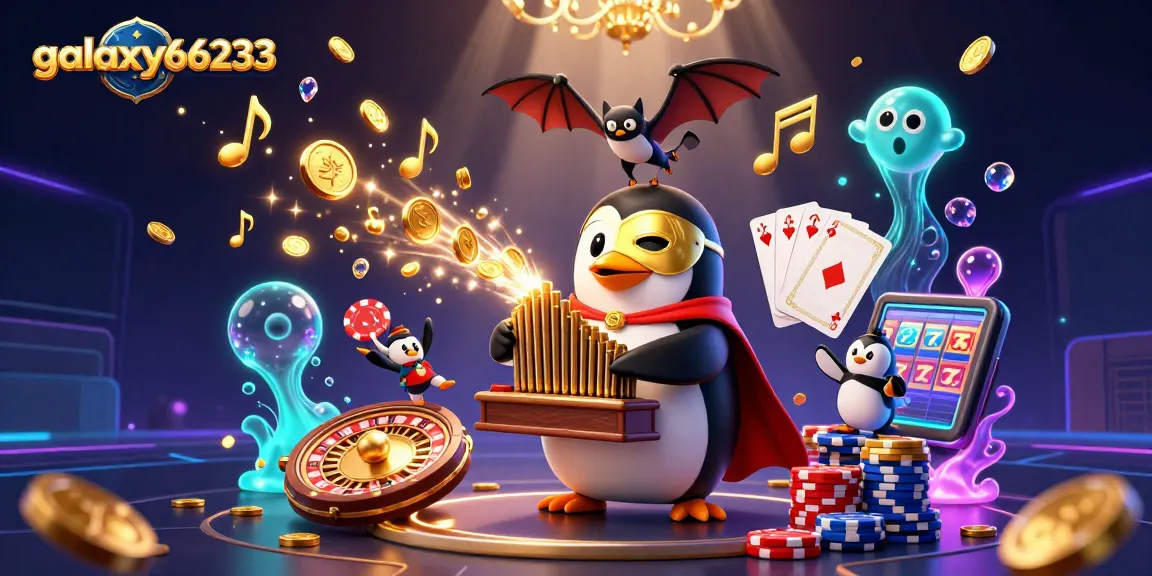 Experience exciting gameplay at galaxy66233 with vibrant casino elements and dynamic characters.