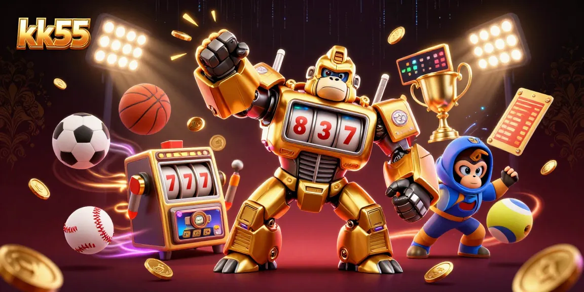 Experience thrilling action at kk55, the online gambling platform with dynamic sports and slot elements.