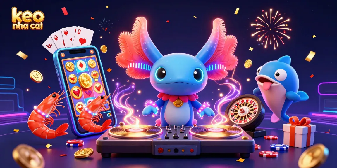 Engage in thrilling keo nha cai action with colorful casino characters and dynamic gameplay.