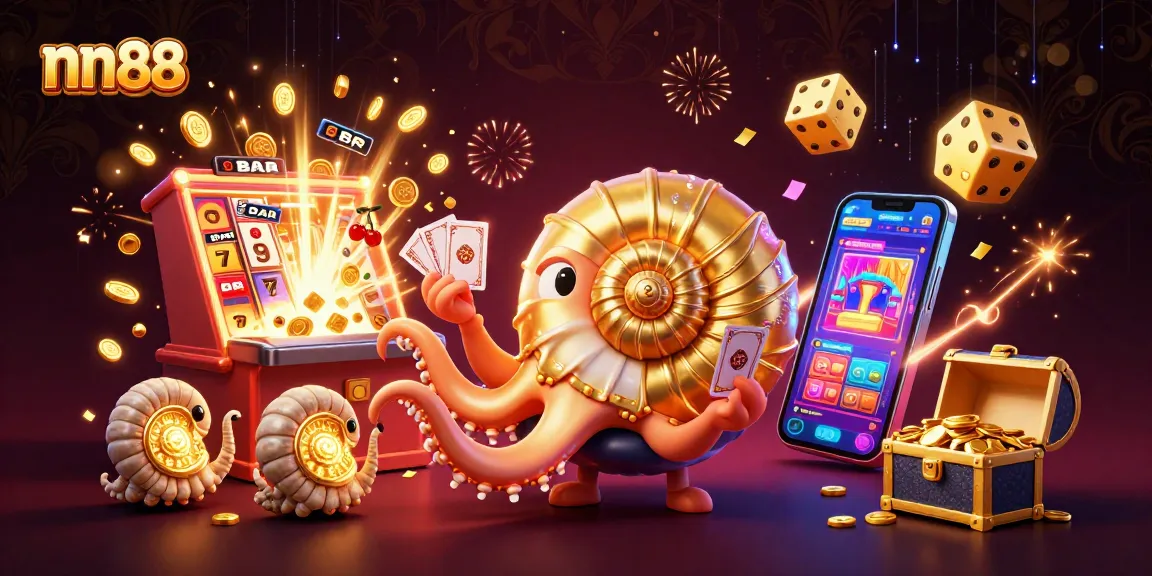 Bet big with nn88 as the ancient nautilus spins the golden roulette wheel, promising jackpot thrills.