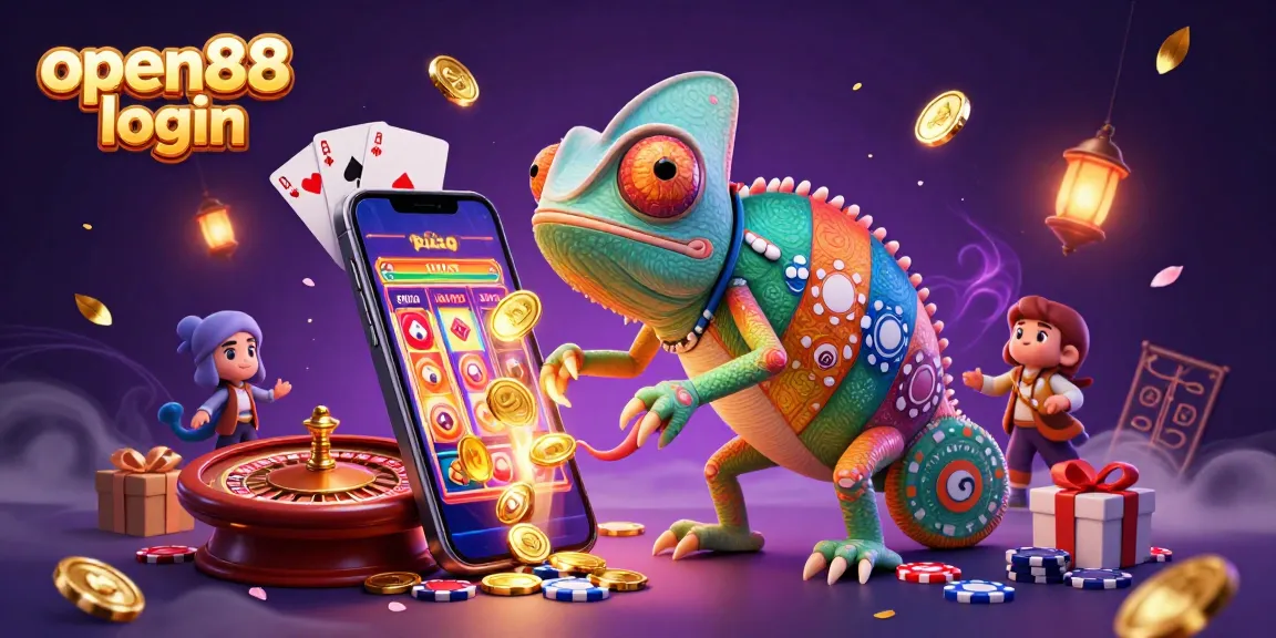 Engage in thrilling gaming with the open88 login scene showcasing a vibrant casino atmosphere.