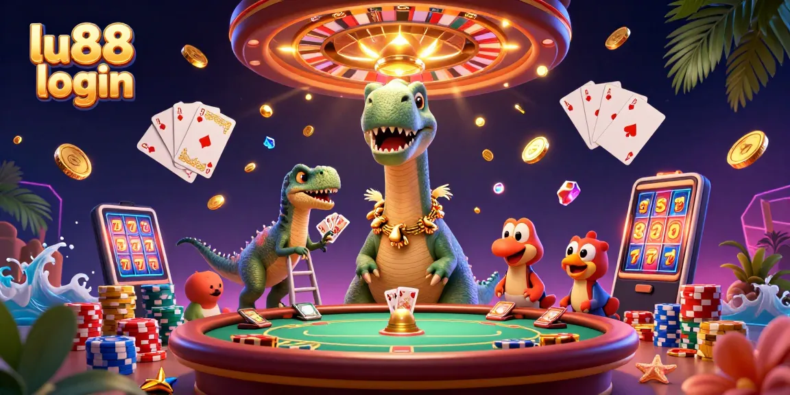 Experience winning excitement with lu88 login in this vibrant casino scene filled with fun.