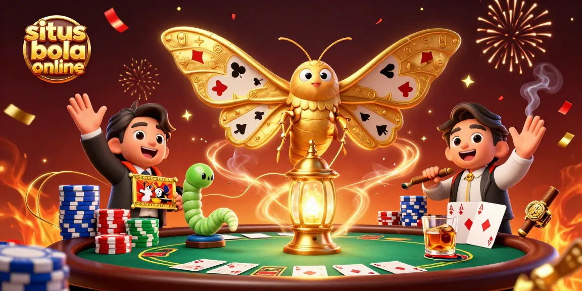 Experience the thrill of situs bola online with vibrant casino imagery and exciting game elements.