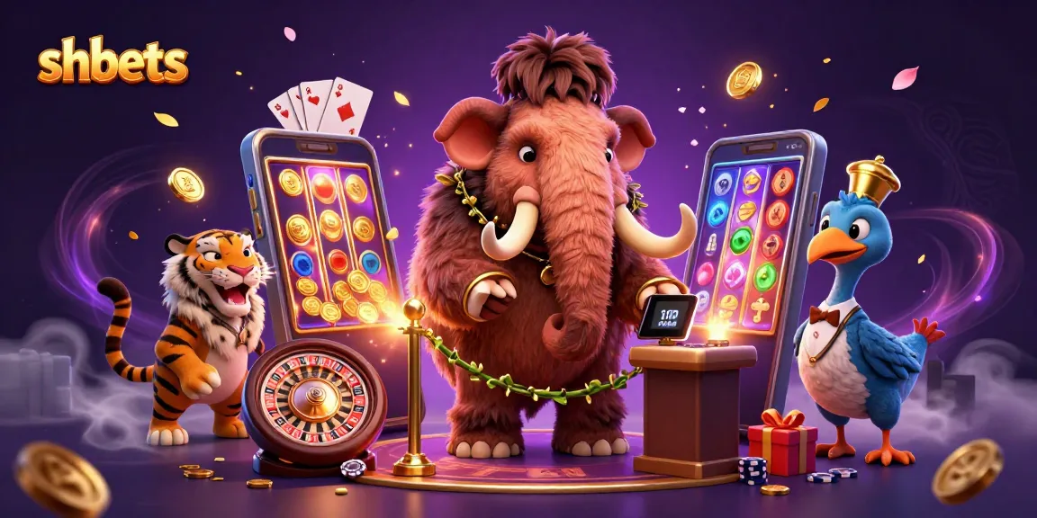 Experience exciting slots with shbets in a vibrant casino scene featuring engaging characters and dynamic gaming elements.