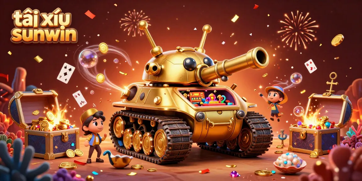 Experience the excitement of tài xỉu sunwin with a vibrant 3D illustration of a golden beetle casino.